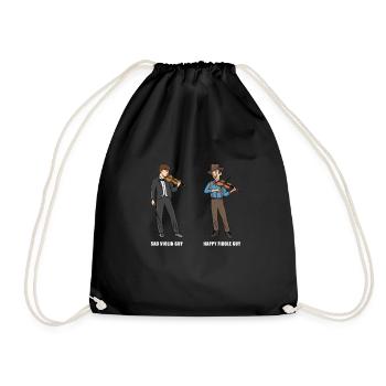 Drôle de conception de musicien de bluegrass pour - Sac de sport léger - noir - Devant