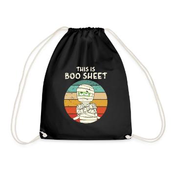 C’est Boo Sheet Mummy Costume d’Halloween - Sac de sport léger - noir - Devant