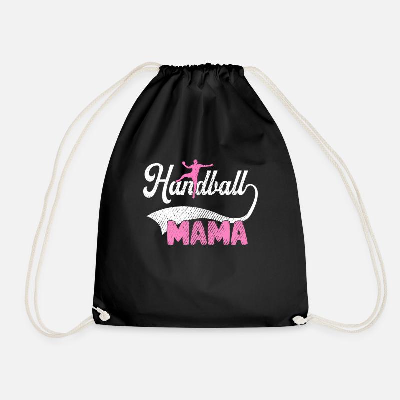Handball Mama - Turnbeutel - Schwarz