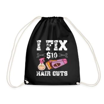 Barbier Coiffeur Coiffeur Coiffeur Barbier - Sac de sport léger - noir - Devant