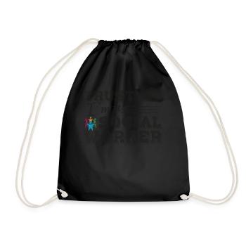 Croyez-moi, je suis un travailleur social drôle Sozialarbeiter - Sac de sport léger - noir - Devant