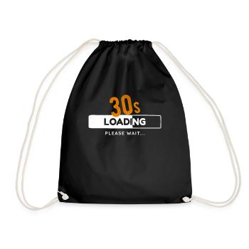 30e anniversaire Trente ans 30s Chargement Bar Gaming - Sac de sport léger - noir - Devant