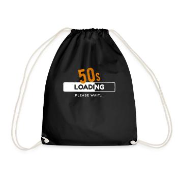 50e anniversaire Cinquante ans 50s Chargement Bar Gaming - Sac de sport léger - noir - Devant