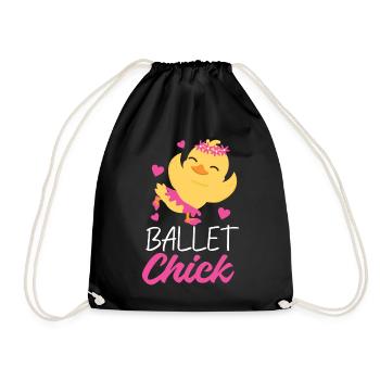 Ballet Danseuse Danse Ballerine - Sac de sport léger - noir - Devant