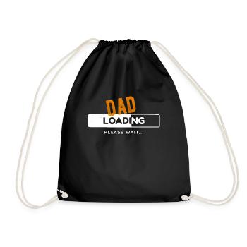 Papa Chargement Barre de chargement Jeu Gamer Père - Sac de sport léger - noir - Devant