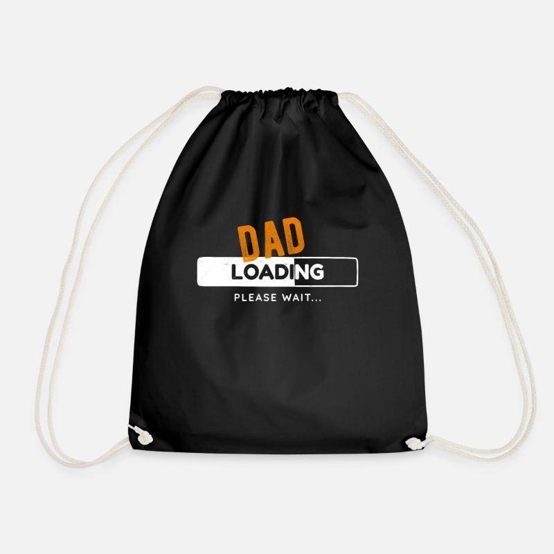 Dad Loading Ladebalken Gaming Zocker Vater - Turnbeutel - Schwarz