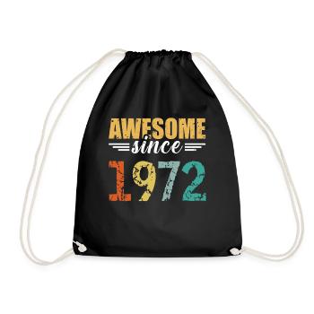Légendaire depuis 1972 - tout simplement génial! - Sac de sport léger - noir - Devant