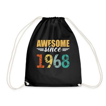 Légendaire depuis 1968 - tout simplement génial! - Sac de sport léger - noir - Devant