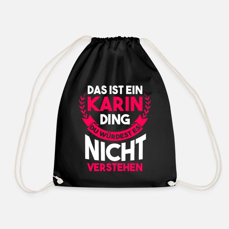 Karin - Turnbeutel - Schwarz