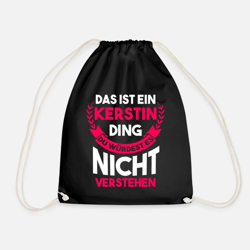 Kerstin - Turnbeutel - Schwarz