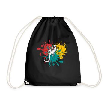 Lézard - Sac de sport léger - noir - Devant