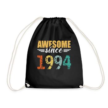 Since 1994: the definition of great! - Drawstring Bag - black - Front