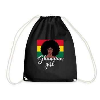 Reine ghanéenne, Ghana - Sac de sport léger - noir - Devant