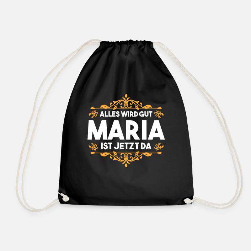Maria - Turnbeutel - Schwarz