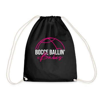 Bocce Ballin' Babes - Boccia - Sac de sport léger - noir - Devant