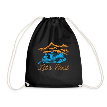 Rafting Let’s Float Boating Paddle Sports nautiques - Sac de sport léger - noir - Devant