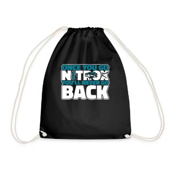 Once You Go Nitrox You'll Never Go Back - Turnbeutel - Schwarz - Vorne