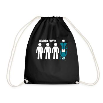 Normal People Me Diving Palmes Goggles - Sac de sport léger - noir - Devant