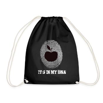 Apple Its In My Dna - Drawstring Bag - black - Front