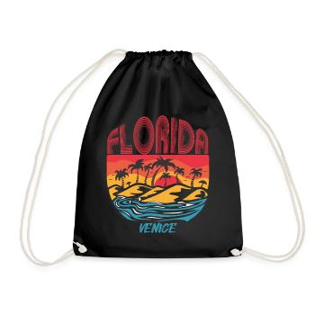 Venise Floride Vacances Ocean Beach Surf - Sac de sport léger - noir - Devant