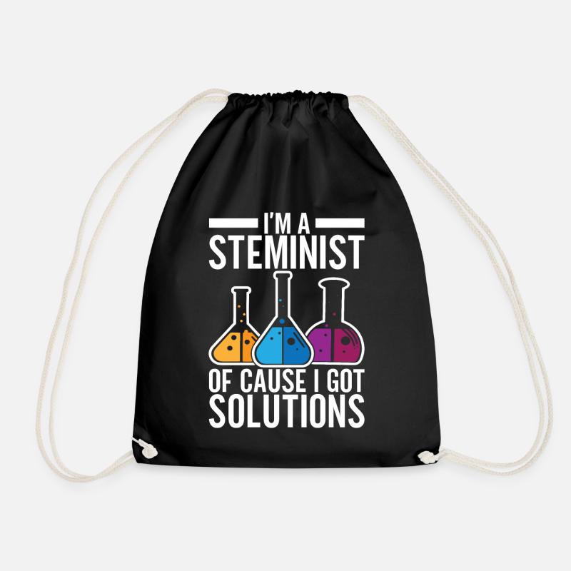 Steminist Women In Science - Turnbeutel - Schwarz