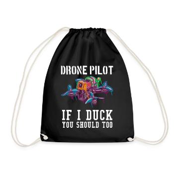 Drone Pilot Drone Design Drone Pilot Cadeau - Sac de sport léger - noir - Devant