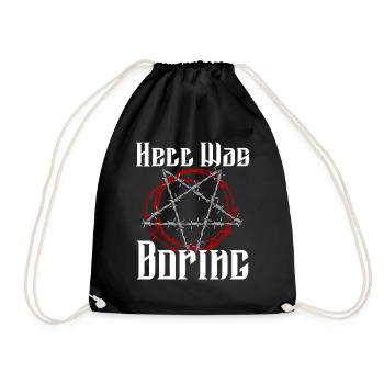 Satan Belzébuth Diable Gothique Pentagramme Mystique - Sac de sport léger - noir - Devant