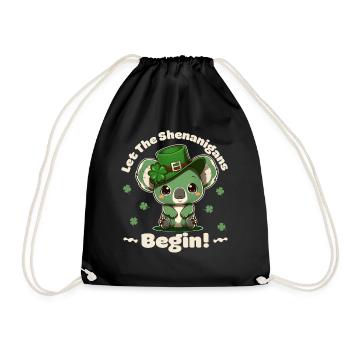 que les manigances commencent Kleeblatt St Patricks - Sac de sport léger - noir - Devant