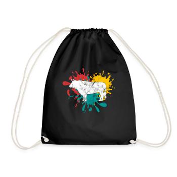 Taureau - Sac de sport léger - noir - Devant