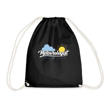 Météorologue Profession Prévisions météorologiques Météorologie - Sac de sport léger - noir - Devant