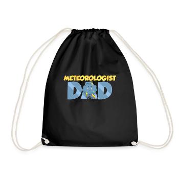 Météorologue Papa Météorologie - Sac de sport léger - noir - Devant
