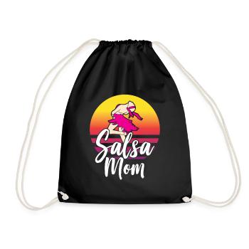 Salsa Mama Danse Danseur Danseur Hobby - Sac de sport léger - noir - Devant
