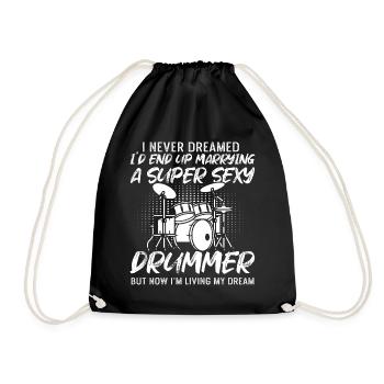 Je n’ai jamais rêvé que je finirais par épouser un Dru super sexy - Sac de sport léger - noir - Devant