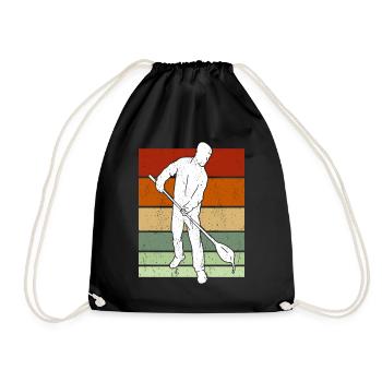 Souffleur de verre soufflant de verre - Sac de sport léger - noir - Devant