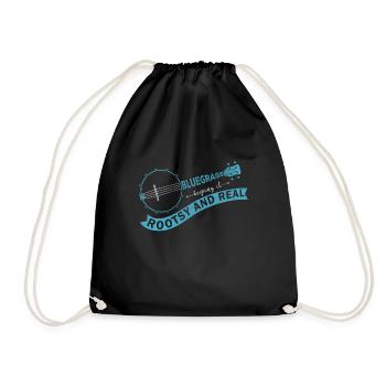 Witziges Bluegrass-Musiker-Design für - Turnbeutel - Schwarz - Vorne