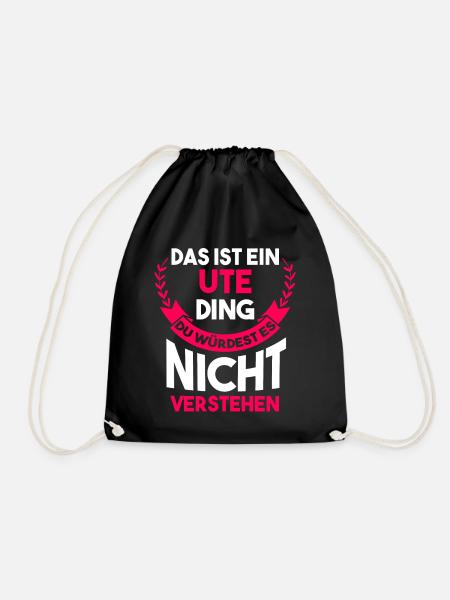 Ute - Turnbeutel - Schwarz