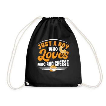 Macaroni au fromage Macaroni au fromage Pâtes et macaronis au fromage - Sac de sport léger - noir - Devant