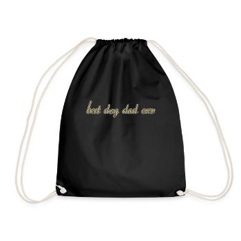 Meilleur père de chien de tous les temps - Sac de sport léger - noir - Devant