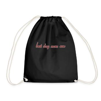 Best Dog Mom Ever - Drawstring Bag - black - Front