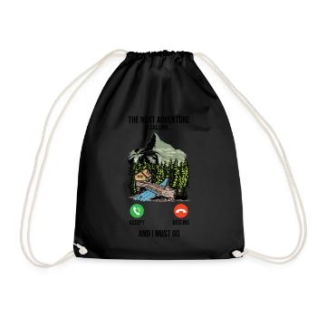 La prochaine aventure s’appelle Wanderer Camp - Sac de sport léger - noir - Devant