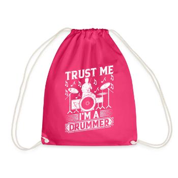 Croyez-moi, je suis un batteur de tambour jouant de la musique de batteur - Sac de sport léger - fuchsia - Devant