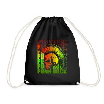 Punk Rock Pogo Anarchie Punks Punk Rocker Punk - Turnbeutel - Schwarz - Vorne