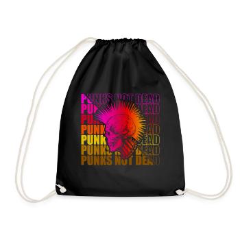 Punk Rock Pogo Anarchie Punks Punk Rocker Punk - Turnbeutel - Schwarz - Vorne