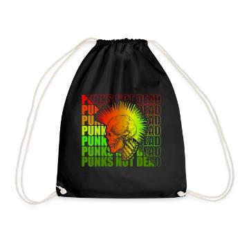Punk Rock Pogo Anarchie Punks Punk Rocker Punk - Turnbeutel - Schwarz - Vorne
