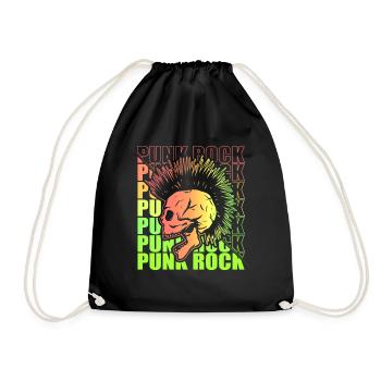 Punk Rock Pogo Anarchie Punks Punk Rocker Punk - Turnbeutel - Schwarz - Vorne