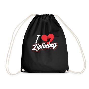 J’adore la tyrolienne sportive Tyrolienne - Sac de sport léger - noir - Devant