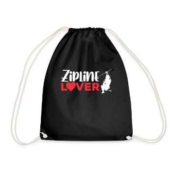 Zipline Lover Sport Tyrolienne Tyrolienne - Sac de sport léger - noir - Devant