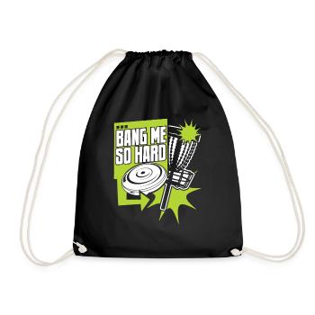 Bang Me So Hard Disc Golfeur Frisbee Golf Player - Sac de sport léger - noir - Devant