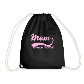 Mom 2023 - Drawstring Bag - black - Front
