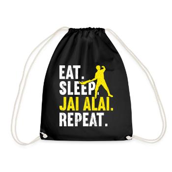 Jai Alai - Drawstring Bag - black - Front